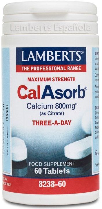 CalAsorb Calcium - 800 mg - Met Vitamine D3 - 3 Tabletten