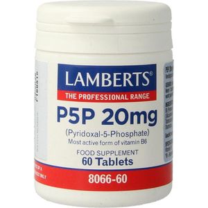 P5P - Vitamine B6 - 20mg - Geschikt voor Vegetariërs en Veganisten
