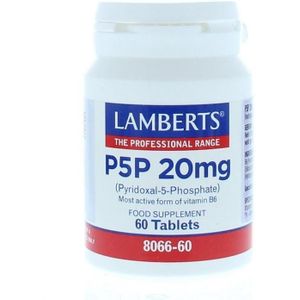 Lamberts Vitamine B6 (P5P) 20mg  60 tabletten