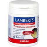 Lamberts Curcuma fast release (Turmeric) 60 tabletten