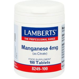 Lamberts Mangaan (manganese) 4 mg 100 tabletten