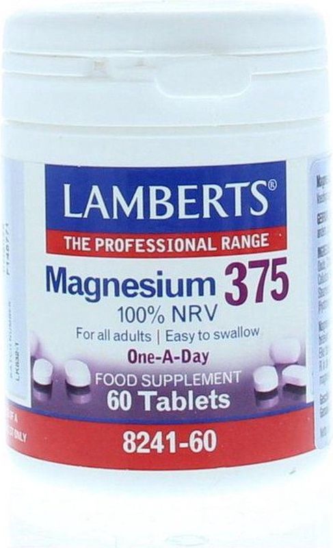 Lamberts Magnesium 375 60 tabletten