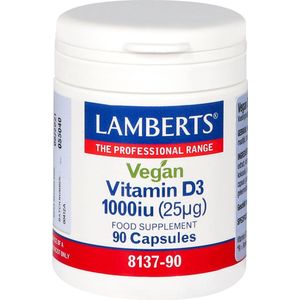 Lamberts Vitamine D3 1000IE 25mcg vegan 90 capsules