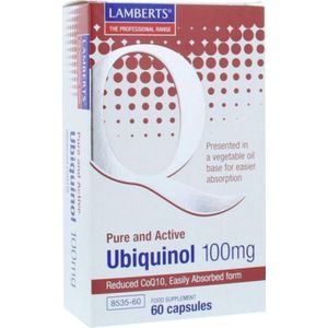 Lamberts Ubiquinol 100 mg - 60 capsules - Q10 Preparaat