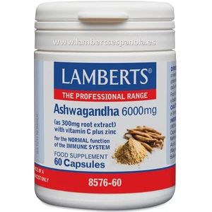 Lamberts - Ashwagandha Complex - Capsules - 60 stuks - Vegetarisch - Veganistisch