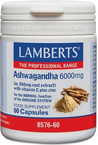 Lamberts - Ashwagandha Complex - Capsules - 60 stuks - Vegetarisch - Veganistisch