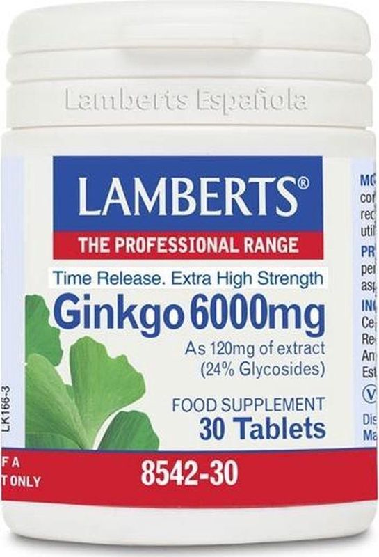 Lamberts Ginkgo 6000 mg 60 tabletten
