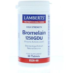 Lamberts Bromelaine 1250gdu  60 tabletten
