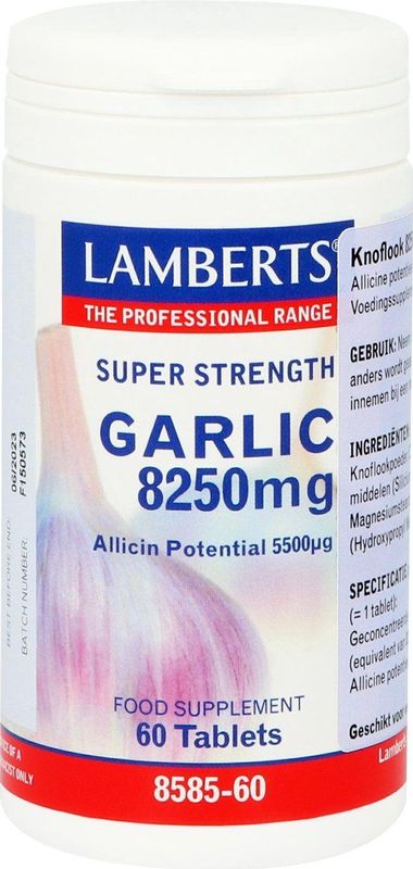 Lamberts Knoflook (garlic) 8250 mg 60 tabletten