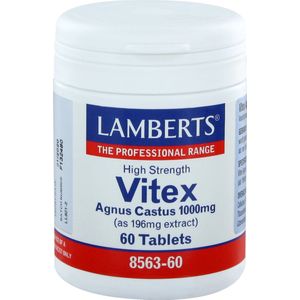 Lamberts - Vitex Agnus Castus - Tabletten - 60 Stuks - Geschikt Voor Vegetariërs