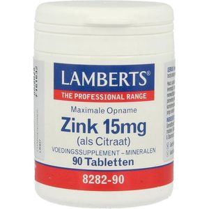 Lamberts Zink citraat 15 mg 90 Tabletten