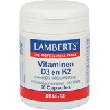Lamberts Vitamine D3 1000IE en K2 90mcg (60ca)