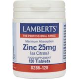 Lamberts Zink citraat 25 mg 120 tabletten