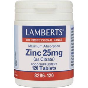 Lamberts Zink citraat 25 mg 120 tabletten