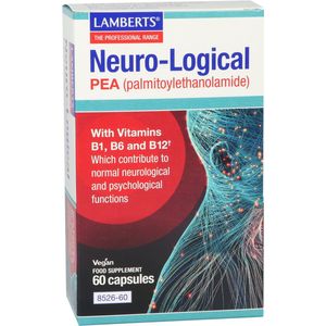 Lamberts Neuro-Logical PEA Capsules - 60 Stuks met Vitamine B12