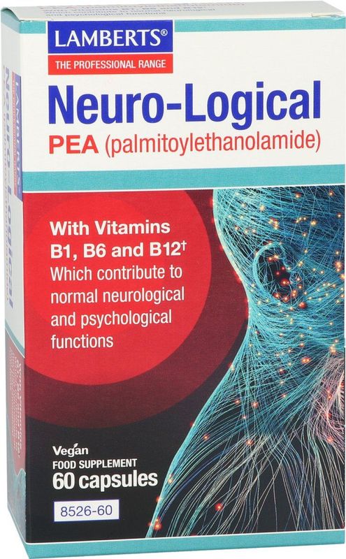 Lamberts Neuro-Logical PEA Capsules - 60 Stuks met Vitamine B12