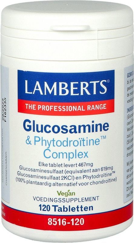 Lamberts Glucosamine & Phytodroïtine complex - 120 tabletten - Glucosamine preparaat