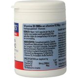 Lamberts Vitamine D3 2000 IE en K2 90 mcg - 90 capsules - Vitamine D en K preparaat