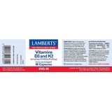 Lamberts Vitamine D3 2000 IE en K2 90 mcg - 90 capsules - Vitamine D en K preparaat