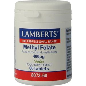 Lamberts Methylfolaat Foliumzuur 400mcg 60 tabletten