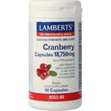 Lamberts - Cranberry Capsules - 375mg - Met Vitamine C - 90 Stuks