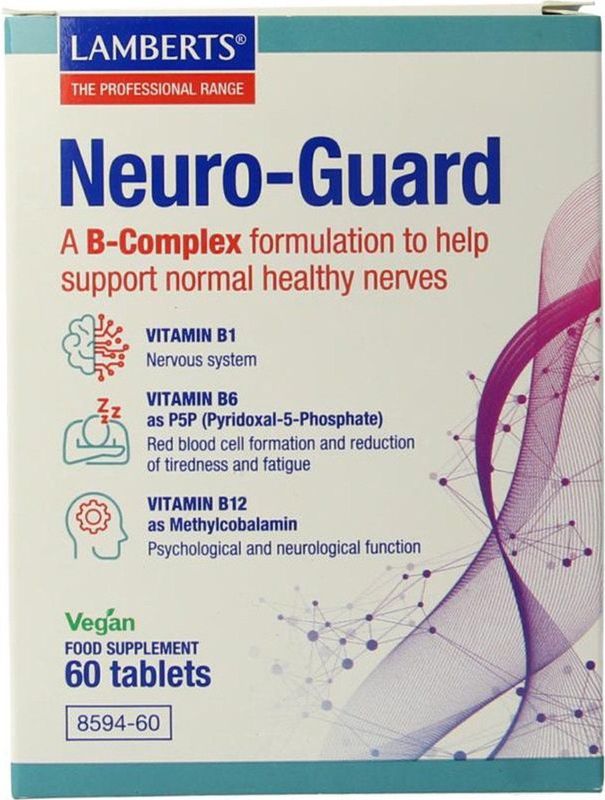 Lamberts Neuro-Guard Tabletten - 60 Stuks Vitamine B-Complex