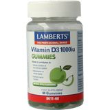 Lamberts - Vitamine D3 Gummies - Appel - 60 Stuks