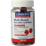 Lamberts - Multi-Guard Gummies - Framboos - 60 Stuks - Haar Huid Nagels