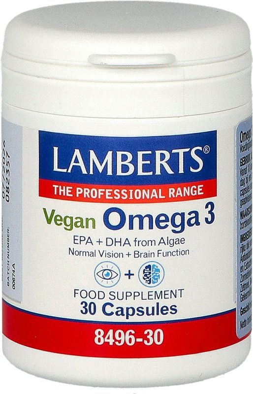 Lamberts - Vegan Omega 3 Capsules - 30 Stuks - Algenolie