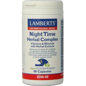Lamberts Night time kruiden complex  60 Capsules |