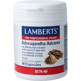 Lamberts - Ashwagandha 6000mg - Capsules - 60 stuks - Verrijkt met Vitamine C en Zink