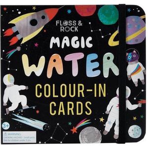 Floss & Rock Space water kleur kaarten 19 x 18 cm Multi - 19x18x2 - Multikleur