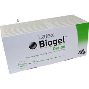 Biogel Dental latex poedervrij, mt 6,5 (25paar)
