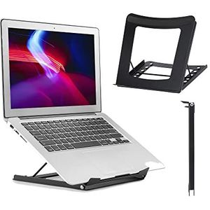 ProperAV Laptopstandaard / tabletstandaard, verstelbaar, staal, zwart