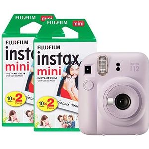 Fujifilm Instax Mini 12 Instant Camera met 40 Shot Film Pack - Lila Paars