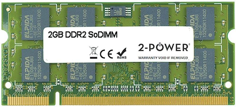 2-Power - MultiSpeed - RAM Geheugen - 2GB - 533/667/800 MHz - DDR2