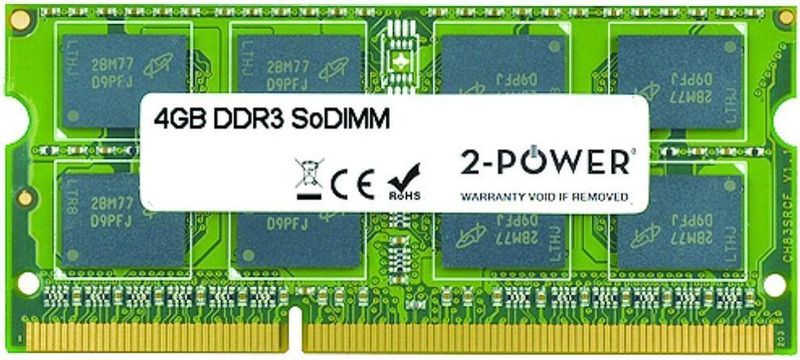 2-Power MEM0802A geheugenmodule 4 GB 1 x 4 GB DDR3L