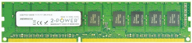 RAM Geheugen - 8GB - DDR3 - 1600 MHz - ECC - Groen