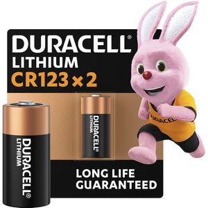 Duracell 123 lithium batterij - 3V, CR123 - 2 stuks