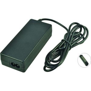 2-Power AC-adapter 12V 3,6A 45W inclusief voedingskabel (45 W), Voeding voor notebooks, Zwart