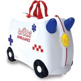 Trunki Kinderkoffer en handbagage voor kinderen: Abbie Ambulance (wit)