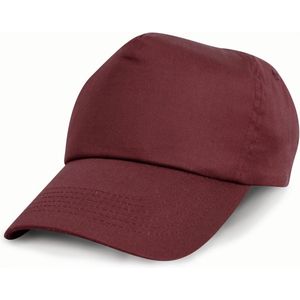 Cotton cap - One Size, Wijnrood