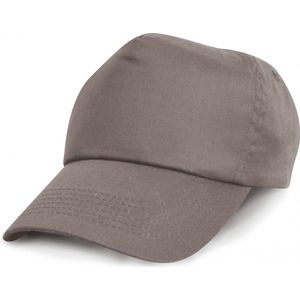 Cotton cap - One Size, Grijs