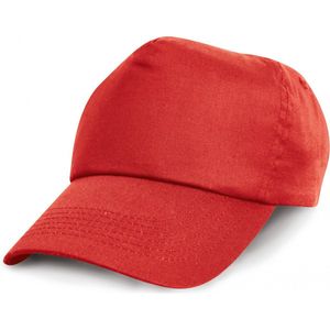 Cotton cap - One Size, Rood
