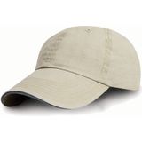 Result Washed Fine Line Cotton Cap With Sandwich Peak