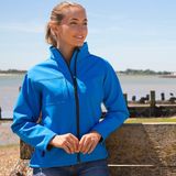 Dames Classic Softshell Outdoorjas Result maat XL Zwart