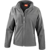 Dames - Classic Softshell Outdoorjas - Donkerblauw - Polyester