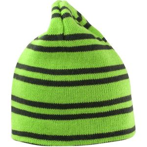 beanie muts result reversible lime/grey/grey
