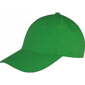 Memphis Brushed Cotton Low Profile Cap - One Size, Smaragd Groen Groen