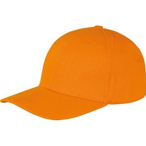 Memphis Brushed Cotton Low Profile Cap - One Size, Oranje